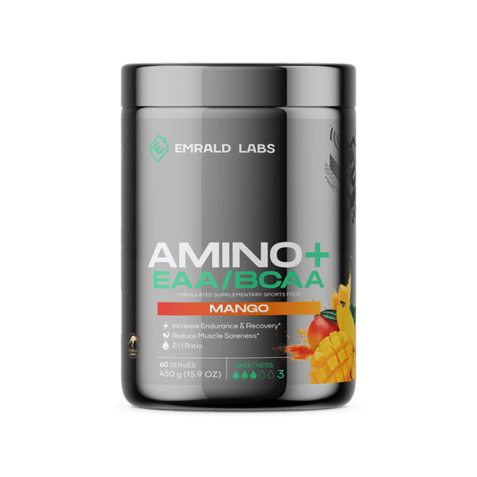Amino+ EAA/BCAA (1) & EMRALD-Amino+-60Srv-Man