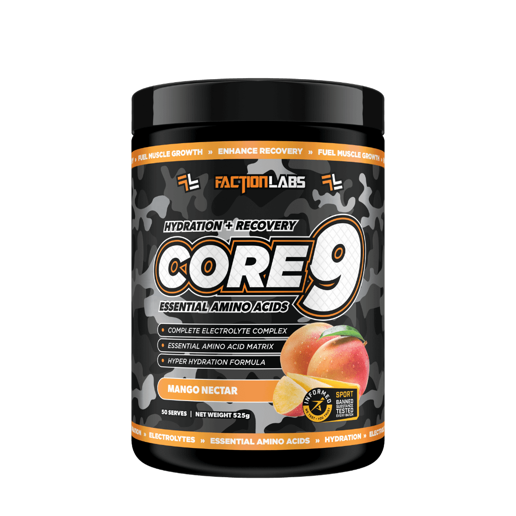 Core 9 EAA+BCAA (4) & FACTION-CORE9-60Srvs-M