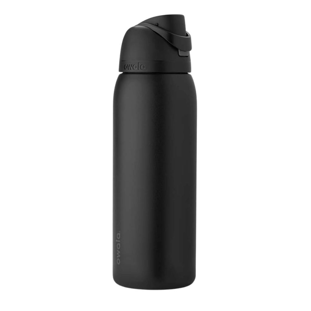 Owala Freesip Stainless Steel Bottle & OWALA-FREESIP-1.185L-Black