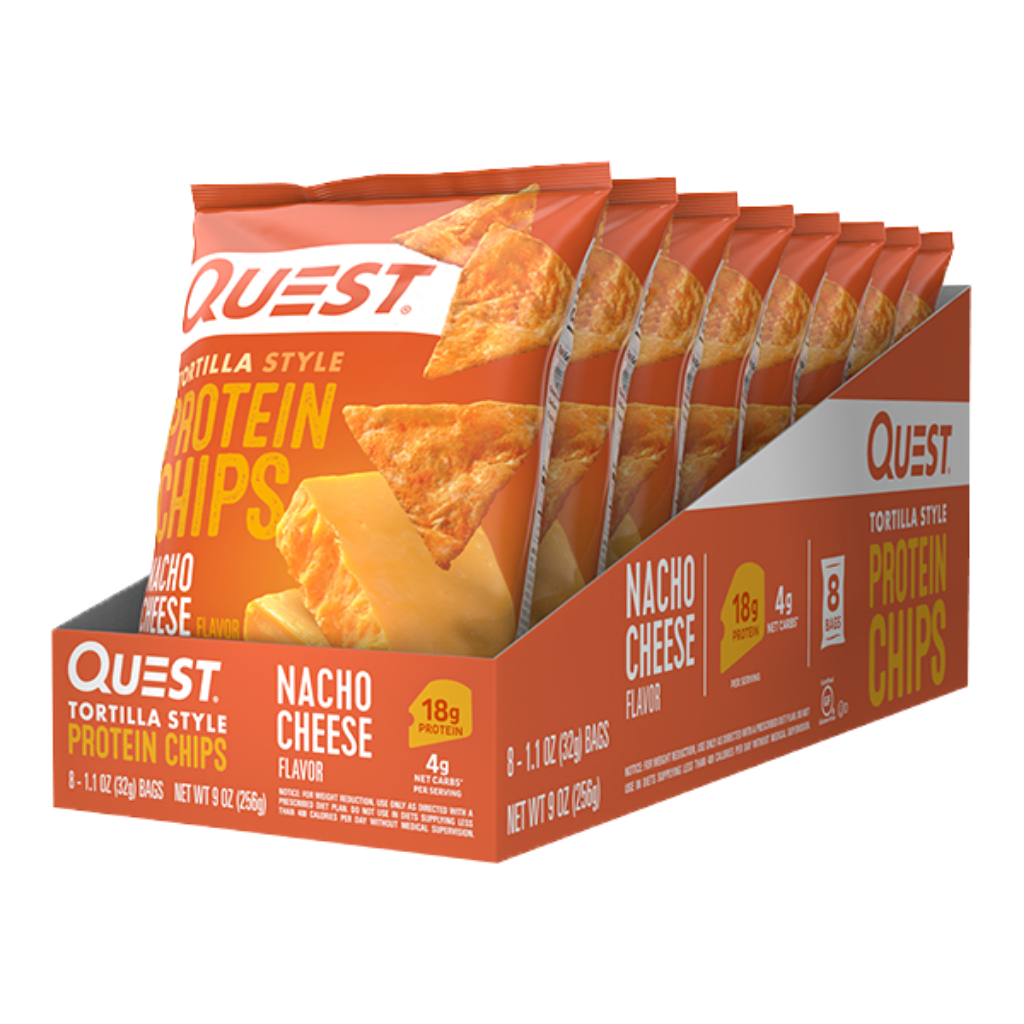 Tortilla Protein Chips (1) & QUEST-TOR-CHP-BOX-8-NC