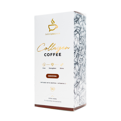 Glow - Collagen Coffee & BYS-Collagen-Cof-30srv-Moc