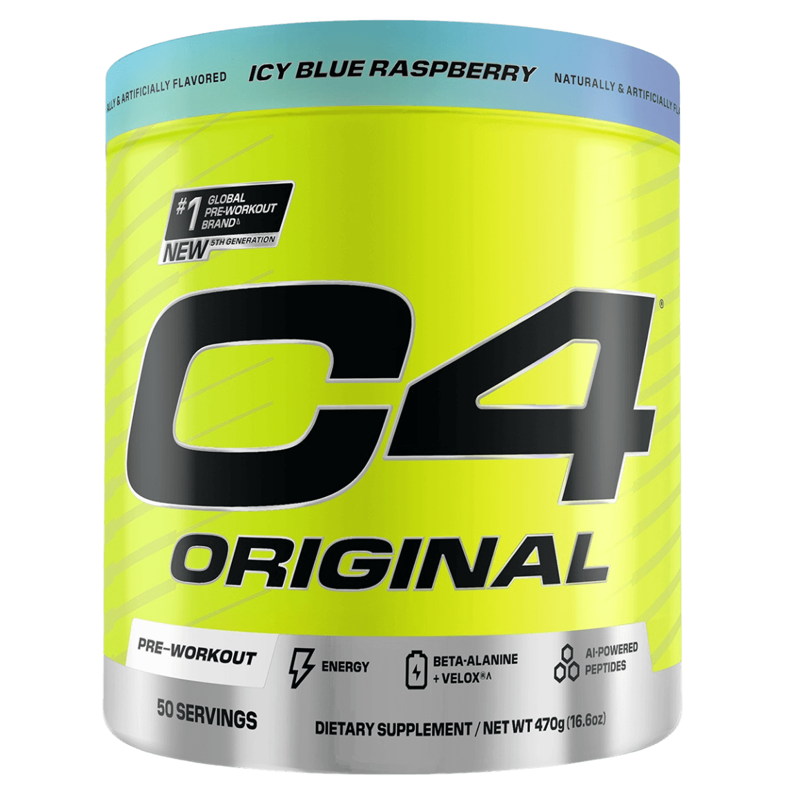 C4 Original (5) & Cellucor-C4-ORIGINAL-50srv-BluRasp