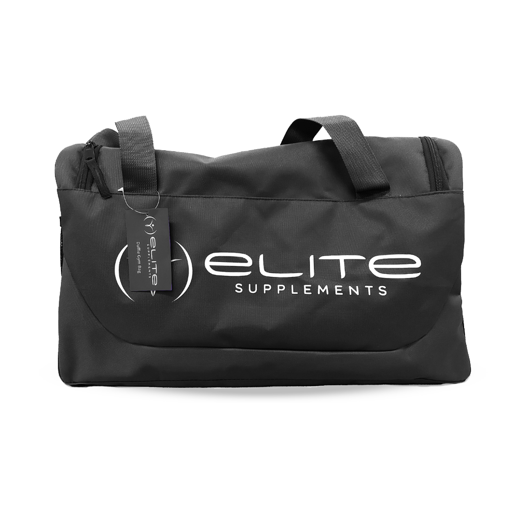 Elite Supps Training Duffle Bag V2 & EliteSupps-TrainingDuffleBag-Black