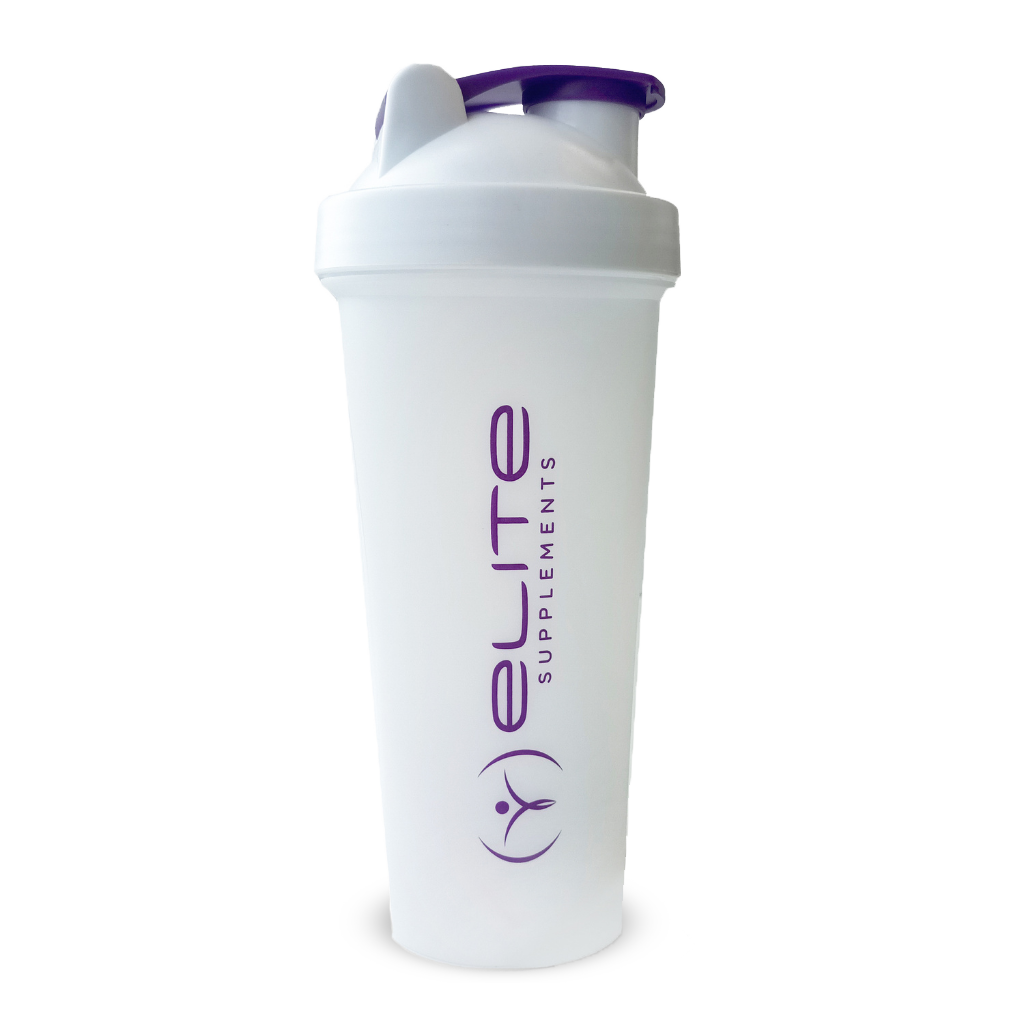 Elite Supps Shaker 600ml White & ES-600ML-SH-W