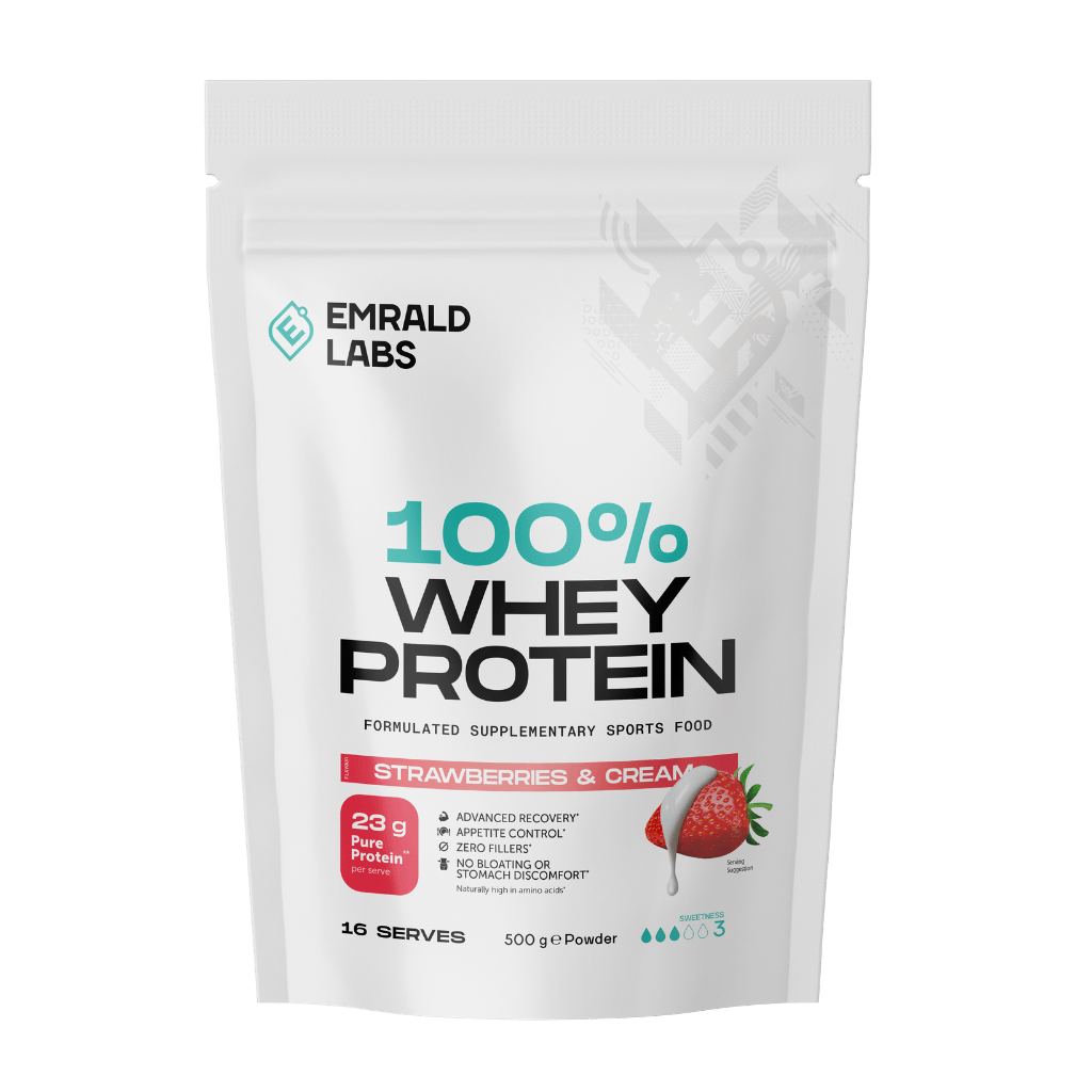 Emrald-100%Whey-500g-Straw