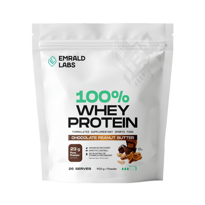 100% Whey Protein (4) & Emrald-Whey-908g-ChocPB