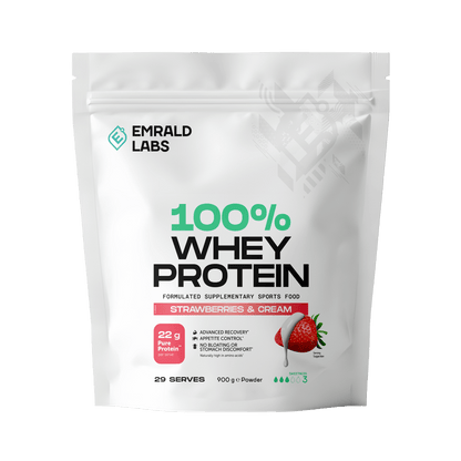100% Whey Protein (1) & Emrald-100%Whey-908g-S&C