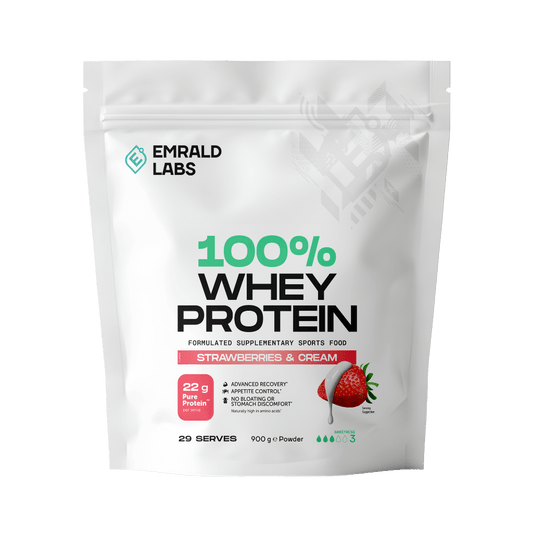 100% Whey Protein (1) & Emrald-100%Whey-908g-S&C