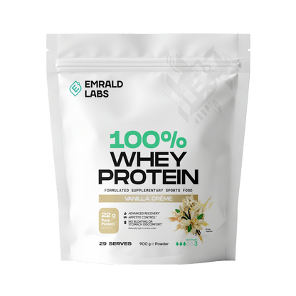 100% Whey Protein (2) & Emrald-100%Whey-908g-VAN