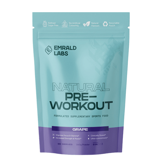 Natural Pre Workout & EL-NATURAL-PRE-WORKOUT-360g-Gra
