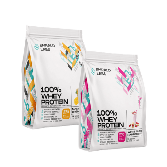 100% Whey Protein Twin Pack - 2.2kg