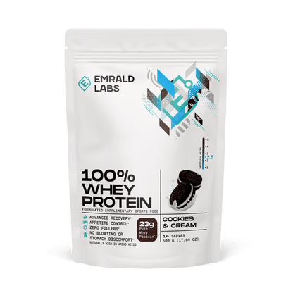 100% Whey Protein (33) & Emrald-100%Whey-500g-C&C