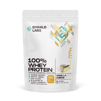 100% Whey Protein (31) & Emrald-100%Whey-500g-Van