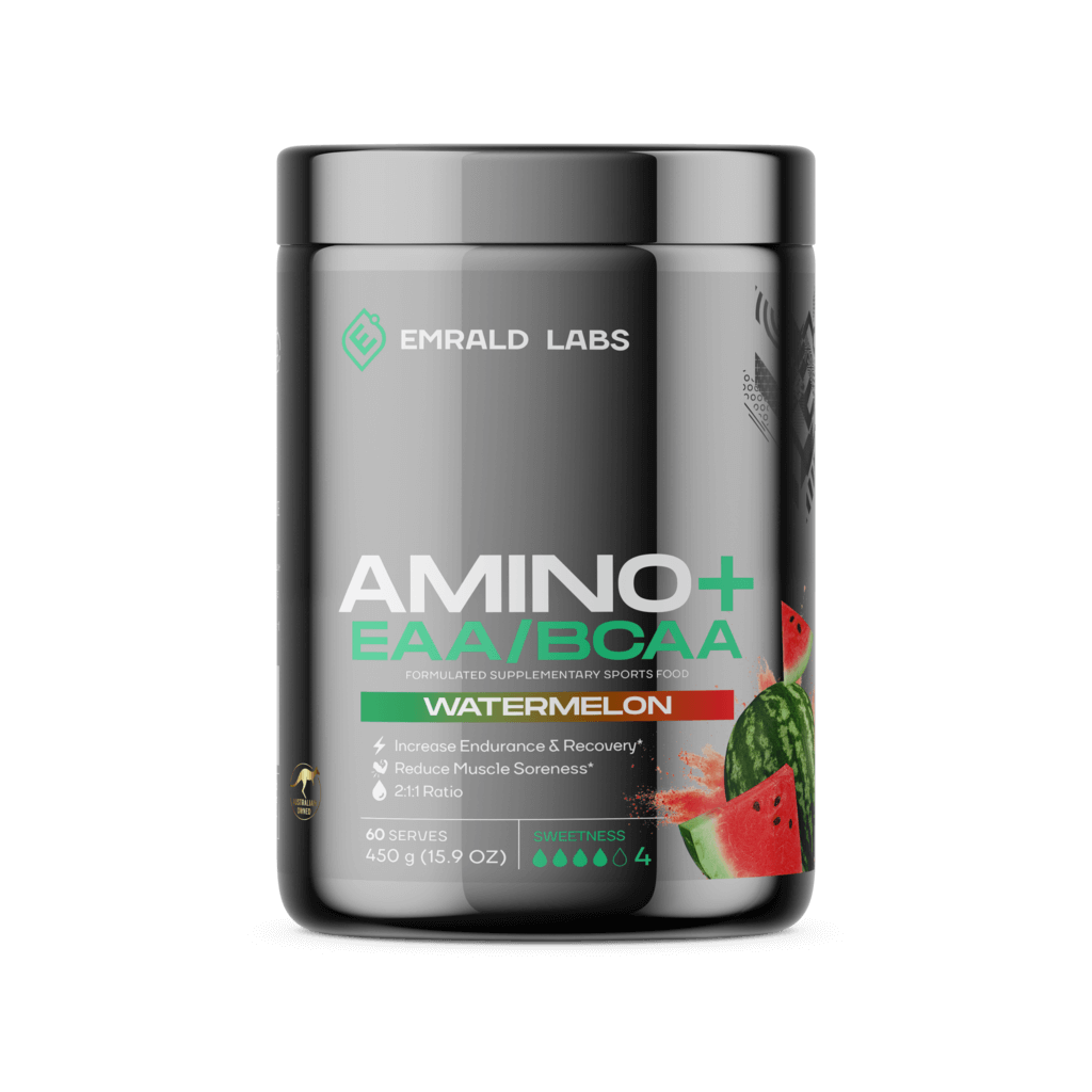 Amino+ EAA/BCAA (4) & EMRALD-Amino+-60Srv-Wat