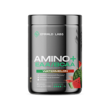Amino+ EAA/BCAA (4) & EMRALD-Amino+-60Srv-Wat