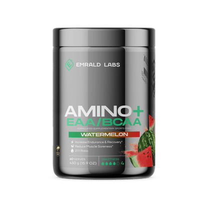 Amino+ EAA/BCAA (4) & EMRALD-Amino+-60Srv-Wat