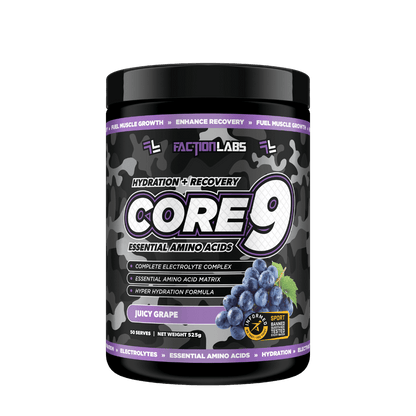 Core 9 EAA+BCAA (5) & FACTION-CORE9-60Srvs-C