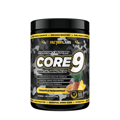 Core 9 EAA+BCAA (3) & FACTION-CORE9-60Srvs-P