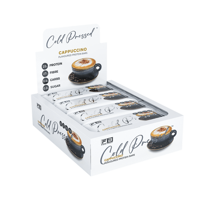 Cold Pressed Protein Bar (8) & FIBREBOOST-Cold-Press-Bar-Box12-Capp