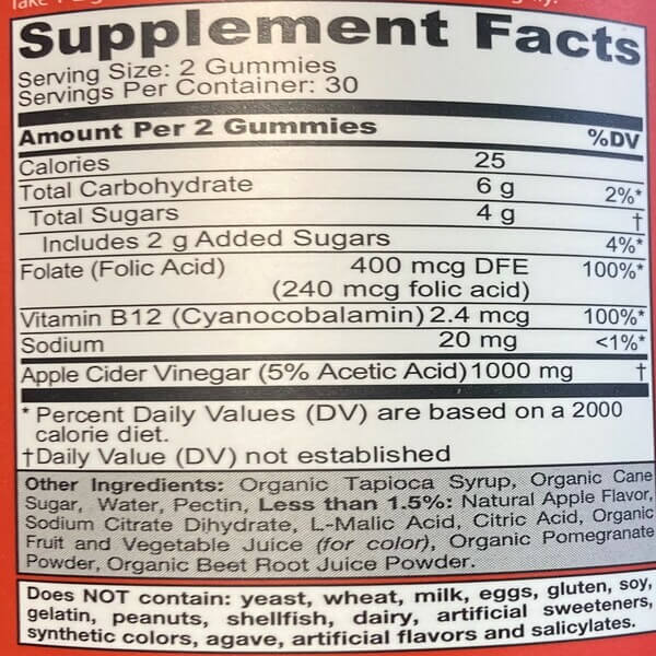 Apple Cider Vinegar Gummies (1)