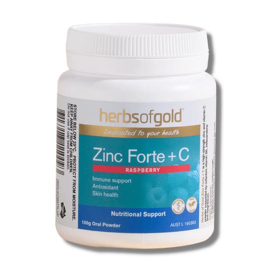 Zinc Forte + C & HOG-ZFC-RASP-100G