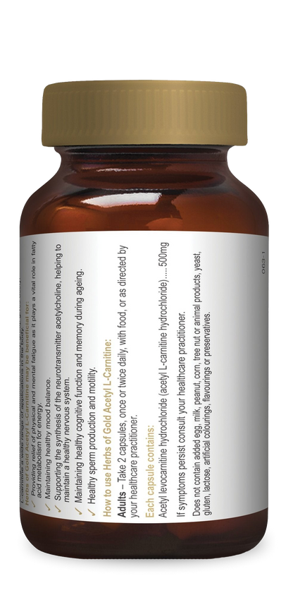 Herbs of Gold Acetyl L-Carnitine Vegan Caps (2)