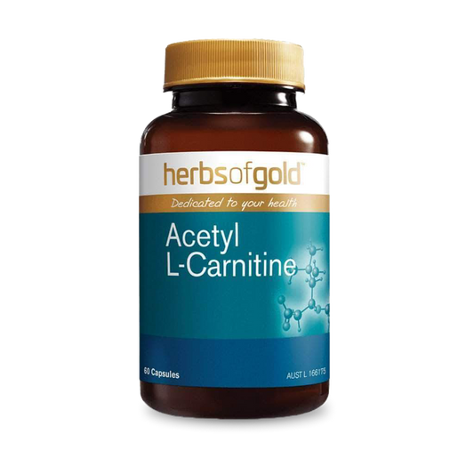 Herbs of Gold Acetyl L-Carnitine Vegan Caps
