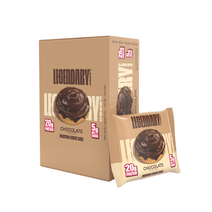 Legendary Protein Sweet Roll (1) & LF-Pro-SRoll-8pack-Choc