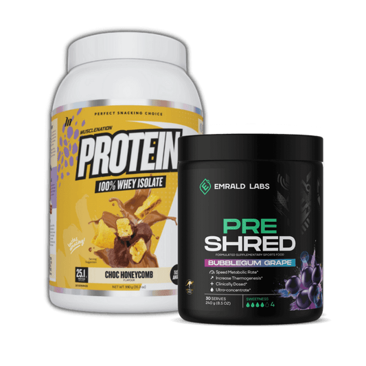 Muscle Nation Protein + Pre Shred