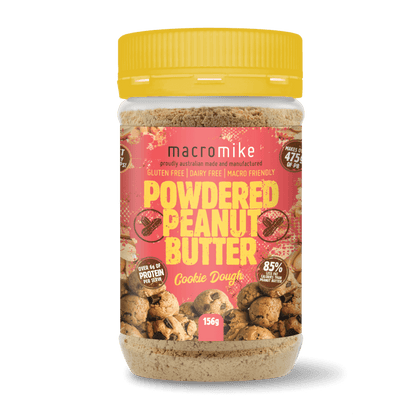 PB+ Powdered Peanut Butter (1) & MacroMike-PB+-156g-Cookie