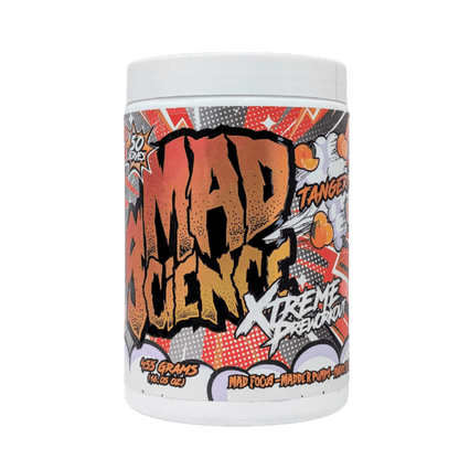 Mad Science Xtreme Pre Workout (5) & Mad-Science-Xtreme-Pre-50/25serve-Tan