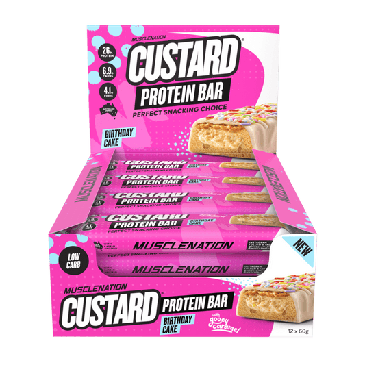 Custard Protein Bar & MN-BAR-BOX12-Birthday