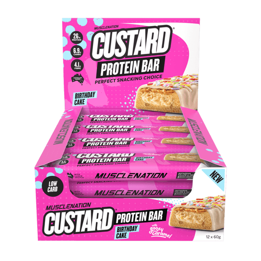 Custard Protein Bar & MN-BAR-BOX12-Birthday