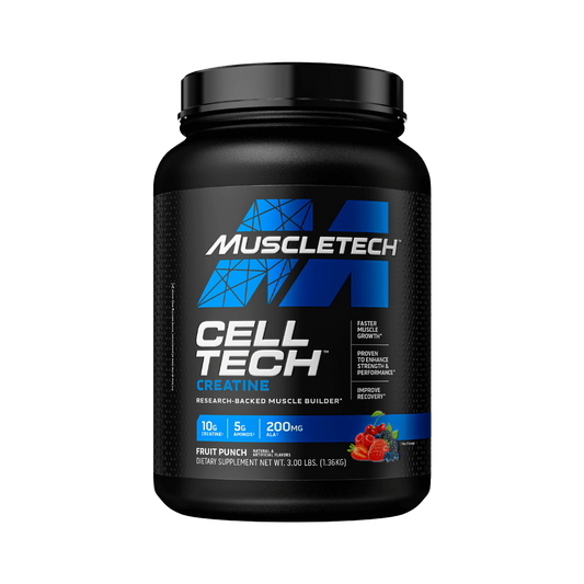 Cell Tech & MuscleTech-CellTech-3lbs-FruitPunch