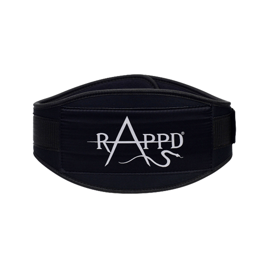 Rapp'd 4" Neoprene Belt Black
