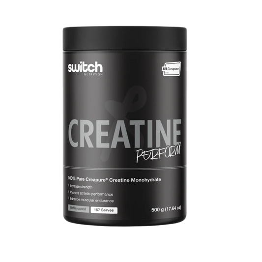 100% Pure Creapure Creatine & SWITCH-CreaPure-500g-Unf